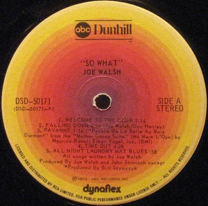 Joe Walsh - So What 1974 - Quarantunes