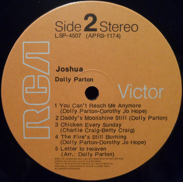 Dolly Parton - Joshua