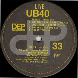 UB40 - Live - 1983