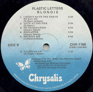 Blondie - Plastic Letters