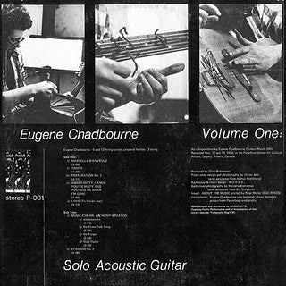 Eugene Chadbourne - Volume One: Solo Acoustic Guitar