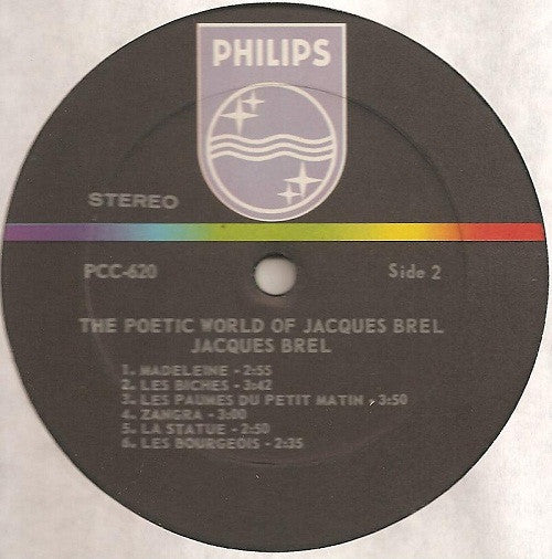 Jacques Brel - The Poetic World Of Jacques Brel