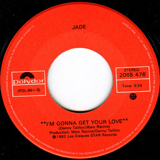 Jade - I'm Gonna Get Your Love - 1982