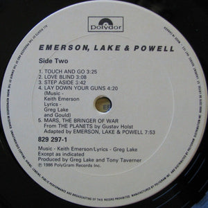 Emerson, Lake & Powell - Emerson, Lake & Powell - 1986