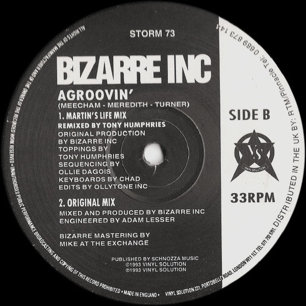 Bizarre Inc - Agroovin'