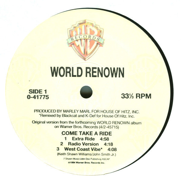 World Renown - Come Take A Ride