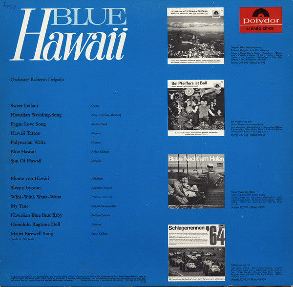 Roberto Delgado & His Orchestra - Blue Hawaii