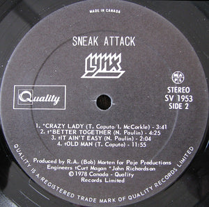 Lynx (17) - Sneak Attack