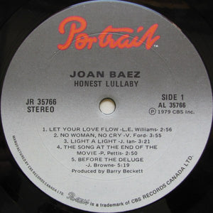 Joan Baez - Honest Lullaby - 1979