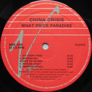 China Crisis - What Price Paradise - 1986