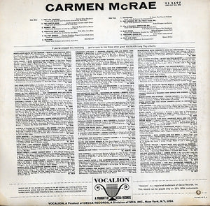 Carmen McRae - Carmen McRae - 1963