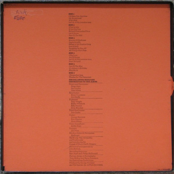 George Harrison - All Things Must Pass - 1970