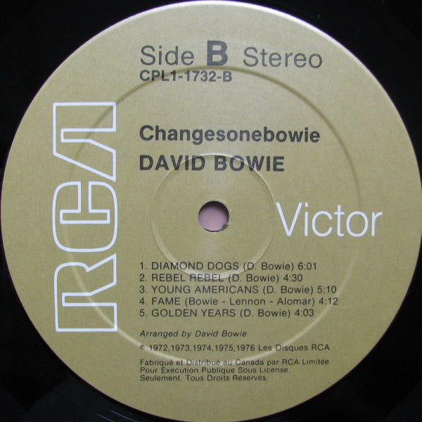 David Bowie - ChangesOneBowie