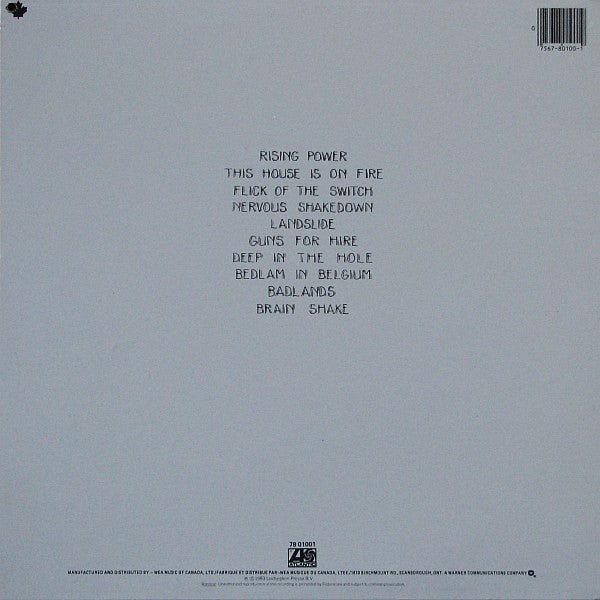 AC/DC - Flick Of The Switch - 1983