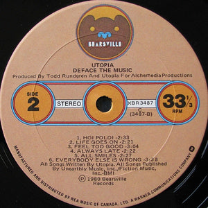 Utopia - Deface The Music - 1980