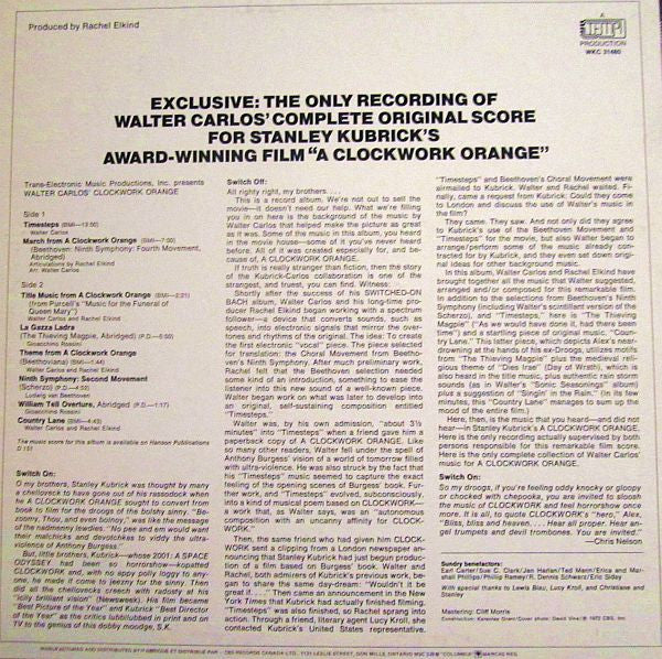 Walter Carlos - Walter Carlos' Clockwork Orange -