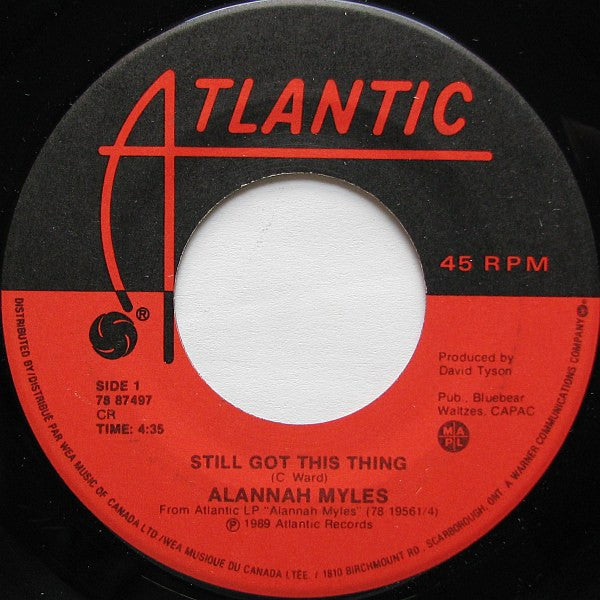 Alannah Myles - Still Got This Thing - 1989