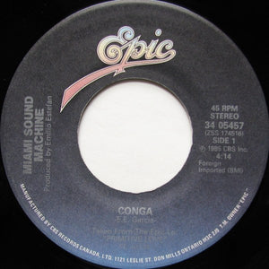 Miami Sound Machine - Conga / Mucho Money - 1985