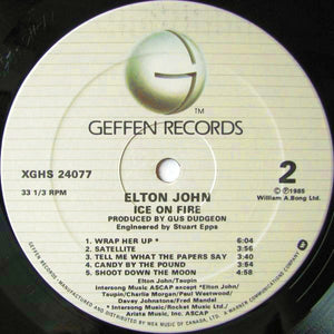 Elton John - Ice On Fire - 1985
