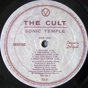 Cult, The - Sonic Temple - 1989