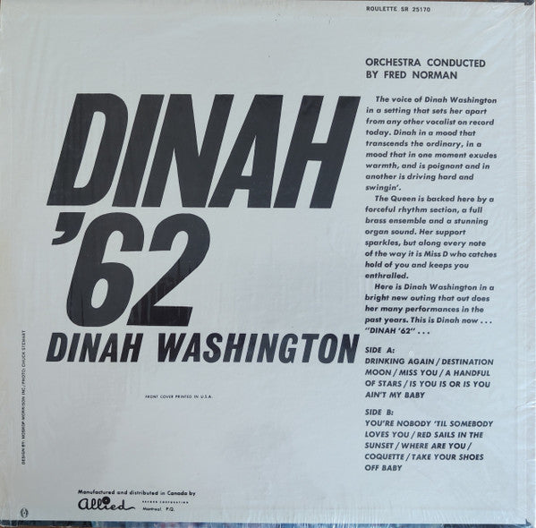 Dinah Washington - Dinah '62