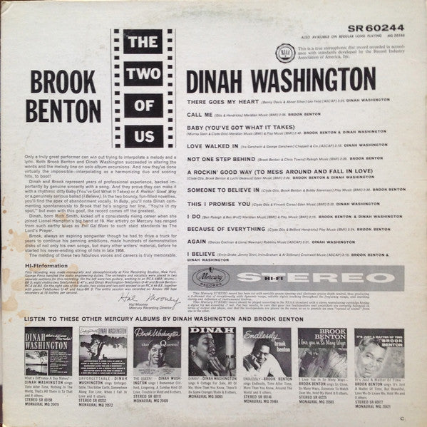 Dinah Washington - The Two Of Us