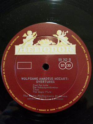 Wolfgang Amadeus Mozart, Berliner Philharmoniker, Fritz Lehmann - Mozart Overtures - 1968