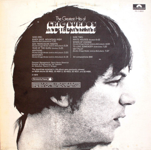 Eric Burdon & The Animals - The Greatest Hits Of Eric Burdon And The Animals