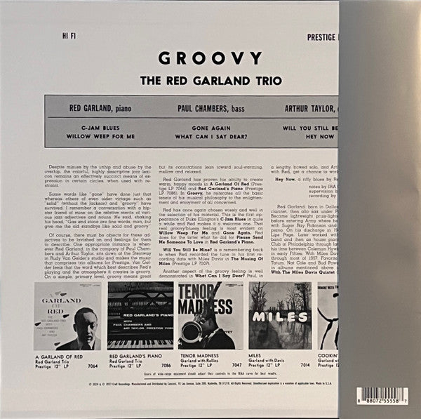 Red Garland Trio, The - Groovy - 2024
