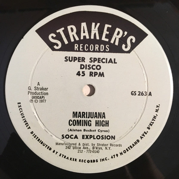 Soca Explosion - Marijuana Coming High