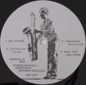 Roscoe Mitchell With Anthony Braxton - Duets - 1978