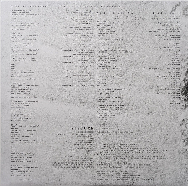 The Cure - Songs Of A Lost World Vinyl Record