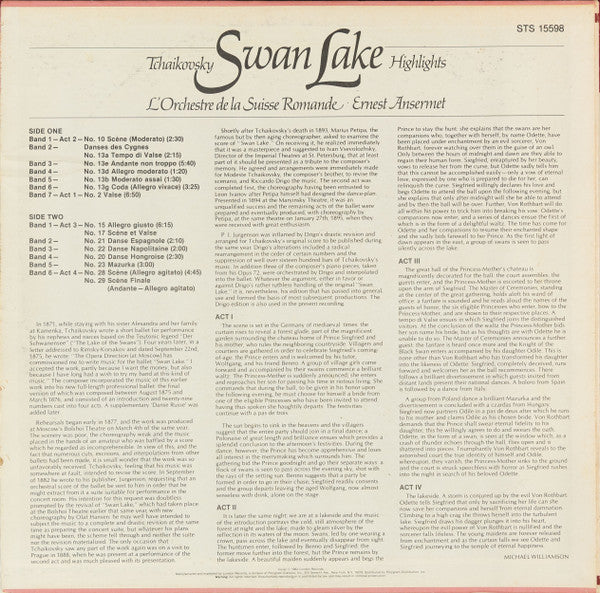 L'Orchestre De La Suisse Romande - Swan Lake Highlights