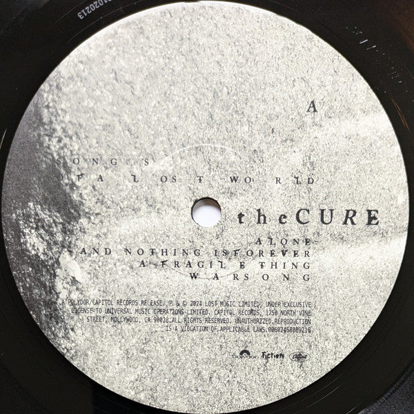 The Cure - Songs Of A Lost World Vinyl Record