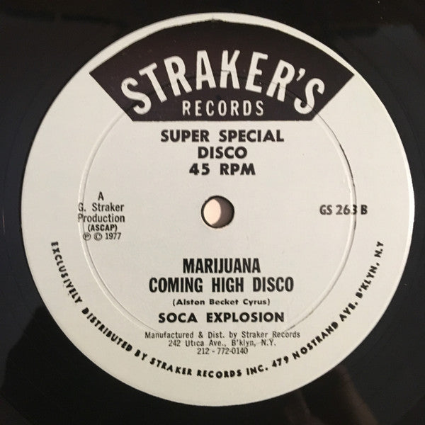 Soca Explosion - Marijuana Coming High