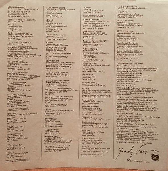 Randy Vanwarmer - Warmer