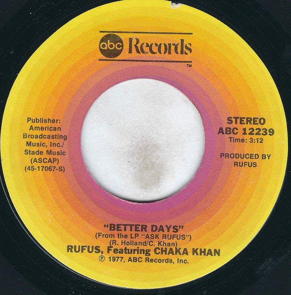 Rufus & Chaka Khan - At Midnight (My Love Will Lift You Up)