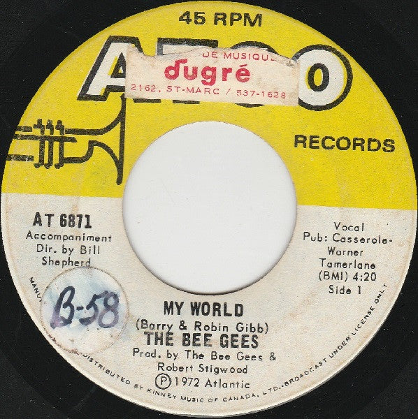 Bee Gees - My World - 1972