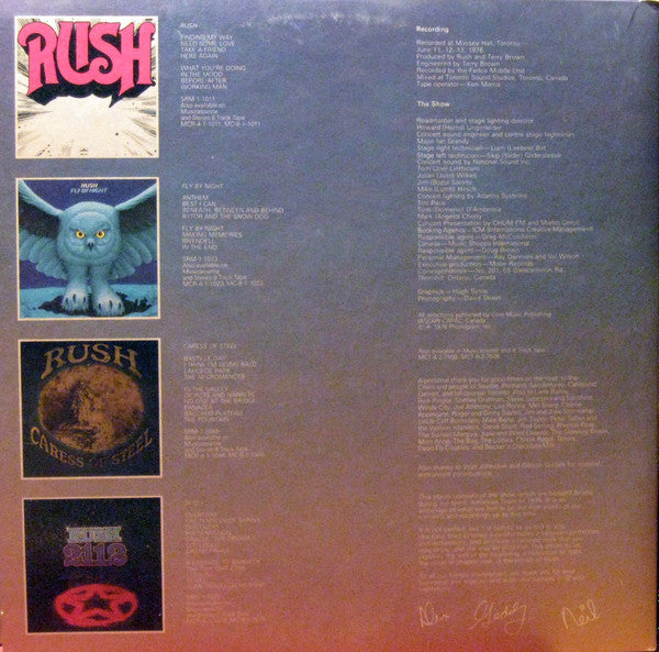 Rush - All The World's A Stage