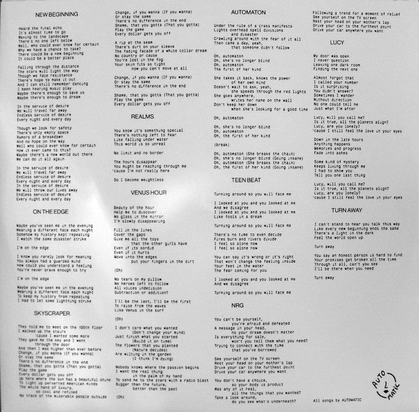 Automatic  - Excess Vinyl Record