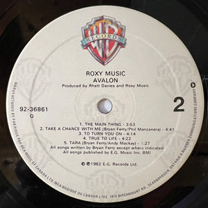 Roxy Music - Avalon - 1982