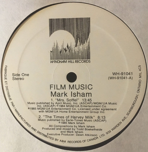 Mark Isham - Film Music -