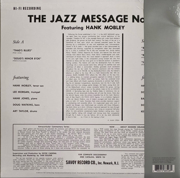 Hank Mobley - Jazz Message #2 - 2025