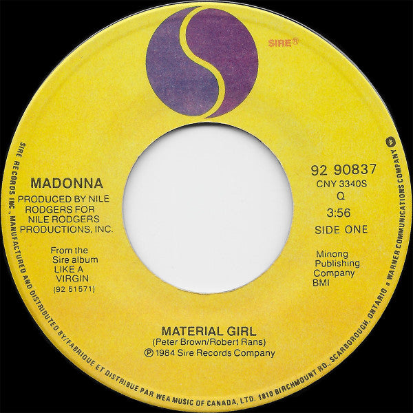 Madonna - Material Girl - 1985
