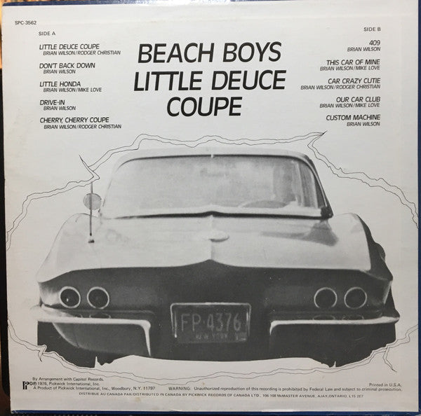 The Beach Boys - Little Deuce Coupe