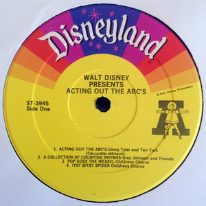 Various - Walt Disney Presents Acting Out The ABC's