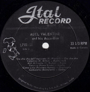 Adel Valentine - Cha Cha Cha - Calypso - Rumba - Samba - Bajon - Mambo