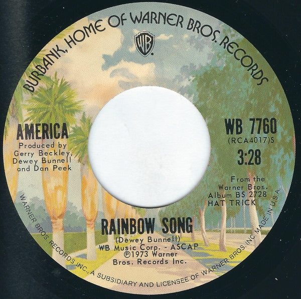 America - Rainbow Song - 1973