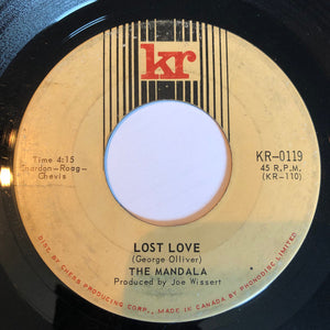 The Mandala - Opportunity / Lost Love Vinyl Record