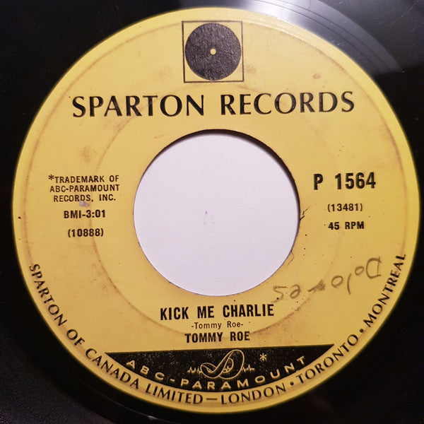 Tommy Roe - It's Now Winters Day / Kick Me Charlie